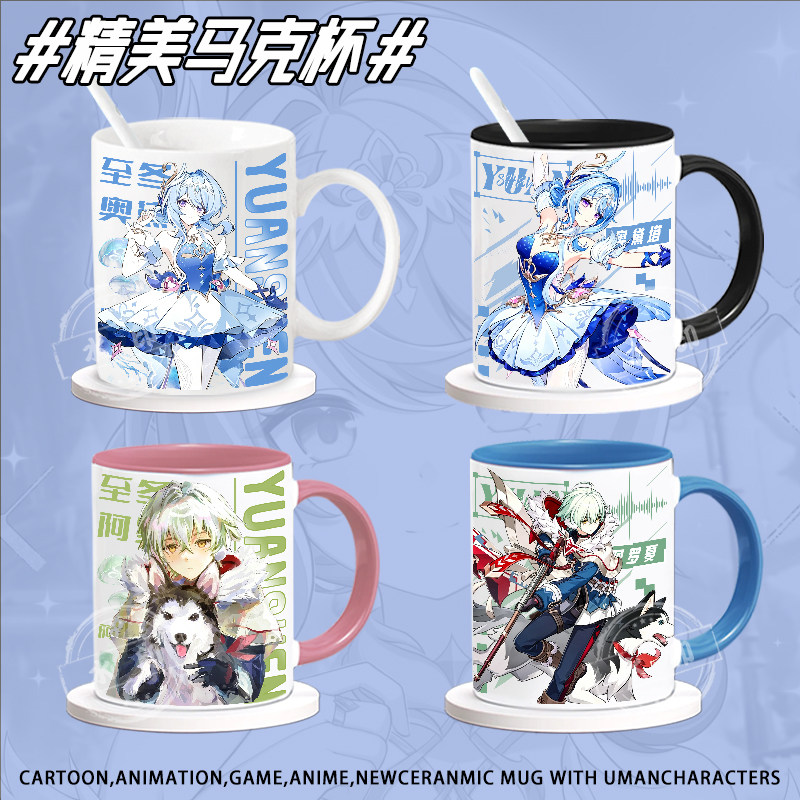 كوب سيراميك لطيف بتصميم شخصيات - مراجعة Anime Merchandise Mugs وسعره