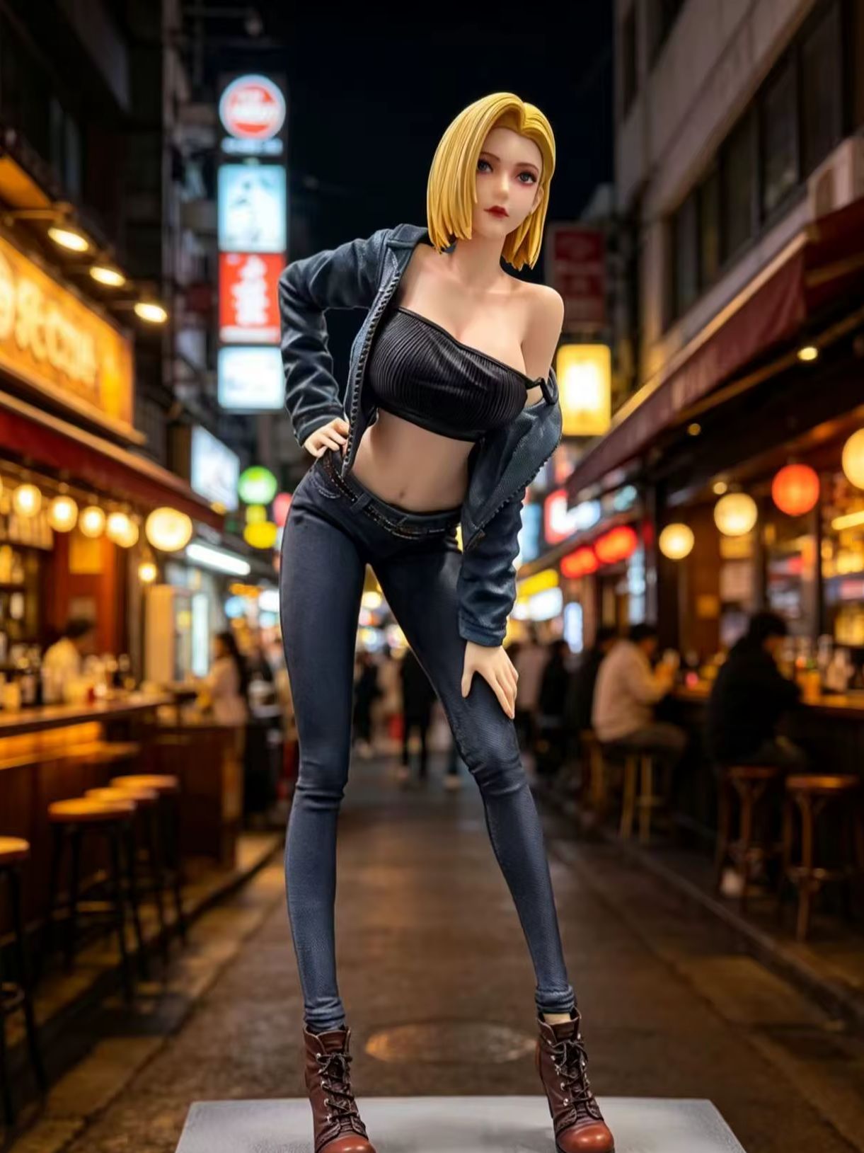 أندرويد 18 - تمثال أنمي دراغون - مراجعة Popular Anime Merchandise وسعره